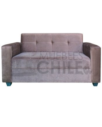 SOFA BRAZO RECTO 160CM 2 CUERPOS FELPA