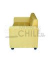 SOFA BRAZO RECTO 160CM 2 CUERPOS LINO