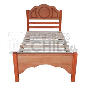 CAMA EUCA PLAZA 1/2 SIN COLCHON - Imagen 2