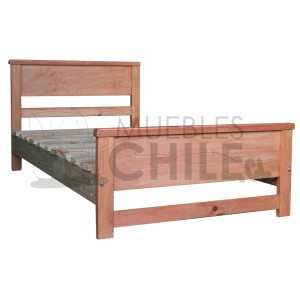 CAMA LINEA PLANA PLAZA 1/2 CON COLCHON DE ESPUMA - Imagen 3