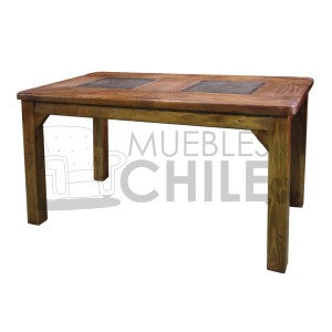 COMEDOR RUSTICO 6 SILLAS 160X90CM PIEDRA - Imagen 2