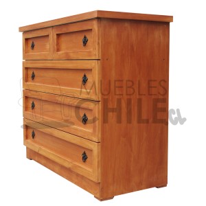 COMODA RUSTICA 100X90X45CM - Imagen 3