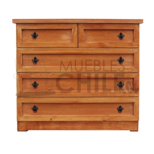 COMODA RUSTICA 100X90X45CM - Imagen 1