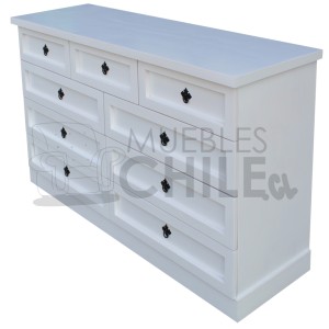 COMODA PINTADA 150CM BLANCA - Imagen 2