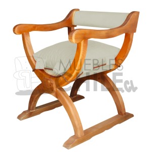 POLTRONA CURUL RUSTICO FELPA - Imagen 1