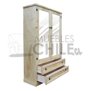 VITRINA RUSTICA 115CM CON VIDRIO - Imagen 4