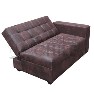 SOFA CAMA SECCIONAL CUERO BONDED IZQUIERDO - Imagen 8