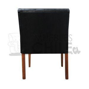 POLTRONA CAPITONE BRAZO RECTO PU - Imagen 3