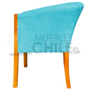 POLTRONA CURUL TAPIZADA LINO - Imagen 3