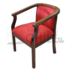 POLTRONA CURUL HERRADURA LINO - Imagen 1