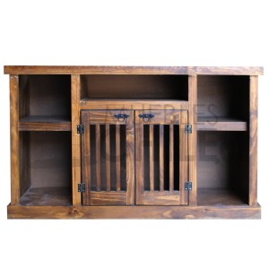 RACK RUSTICO 120CM 2 PUERTAS ITALIA - Imagen 1