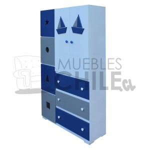 ROPERO CUBO INFANTIL BARCO - Imagen 2