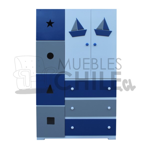 ROPERO-CUBO-BARCO-AZUL-GRIS