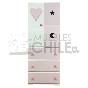 ROPERO MINI CUBO CORAZON - Imagen 1