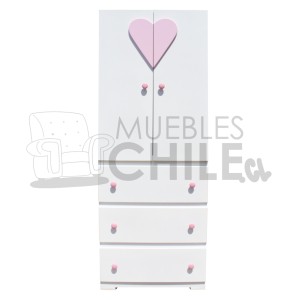 ROPERO MINI INFANTIL CORAZON - Imagen 1