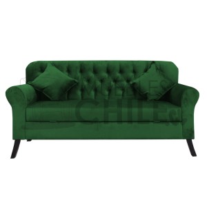 SOFA BAUL CAPITONE TAPIZ FELPA - Imagen 1