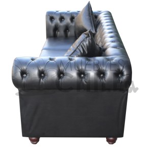 SOFA CHESTERFIELD 3 CUERPOS POLIURETANO PU - Imagen 3