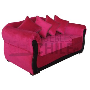 SOFA REINA ANA 3 CUERPOS MADERA FELPA - Imagen 2