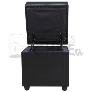 POUF BAUL DOBLE PUNTO CUERO PU X2 - Imagen 5