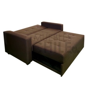 SOFA CAMA BRAZO RECTO EXTENDIDO LINO - Imagen 5